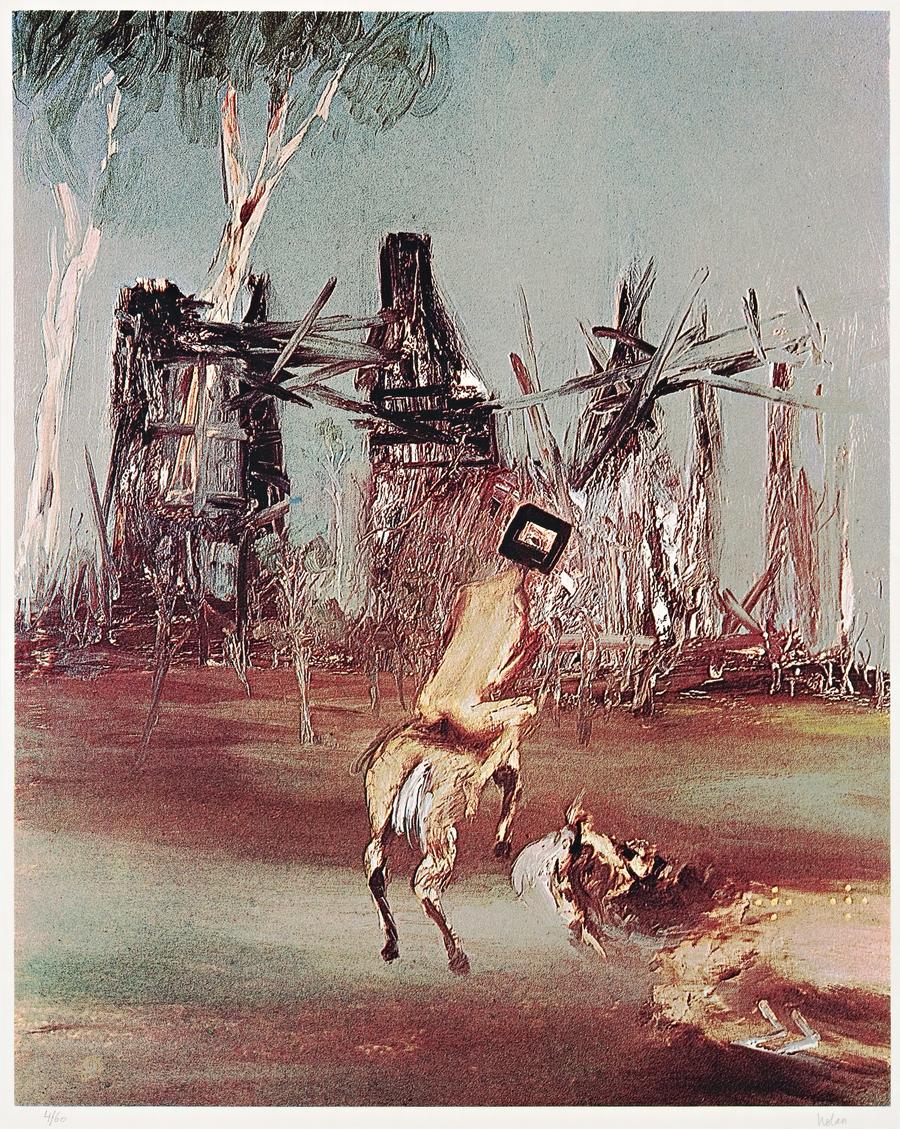 KELLY ON HORSEBACK, 1980 (FROM KELLY III SERIES)