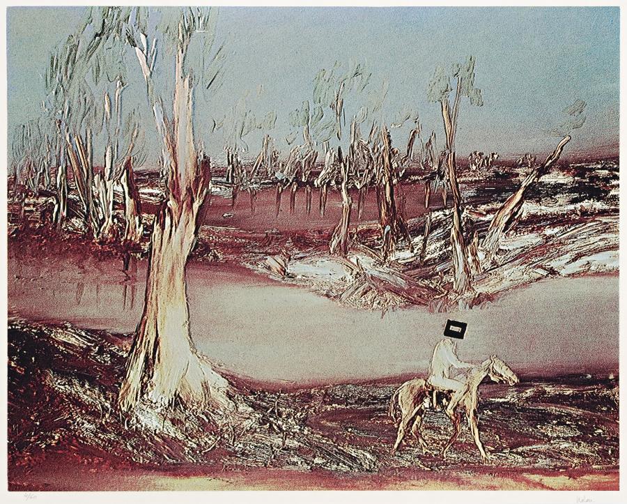 NED KELLY NEAR GLENROWAN, 1980 (FROM KELLY III SERIES)
