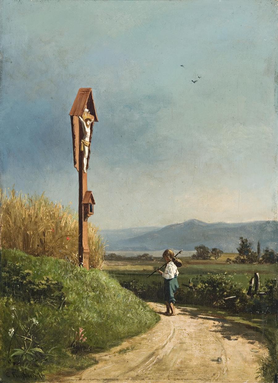 BOY ON A COUNTRY ROAD