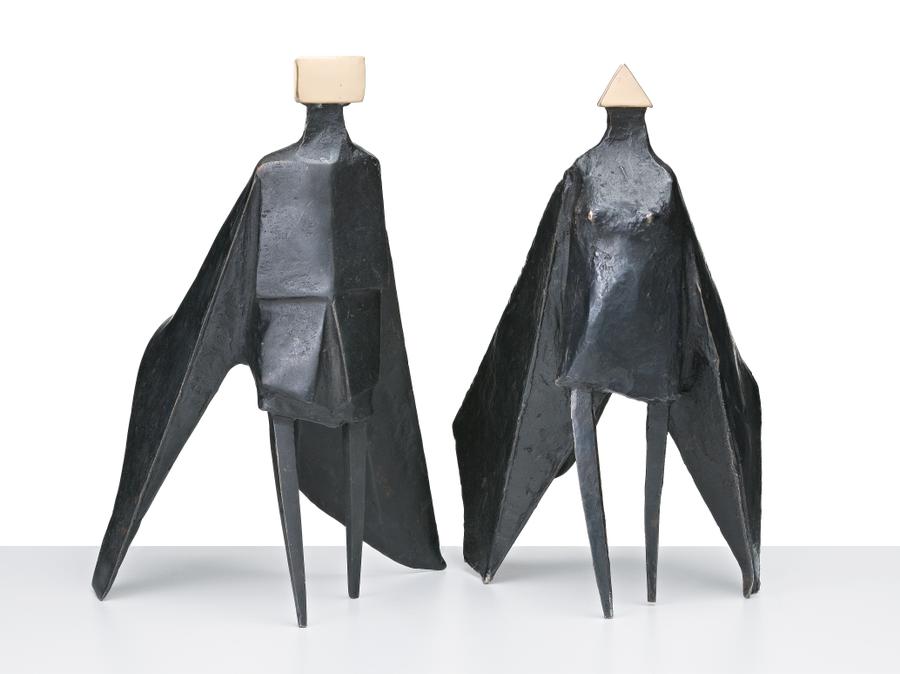 WALKING CLOAKED FIGURES VIII