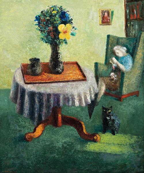 INTERIOR WITH CAT