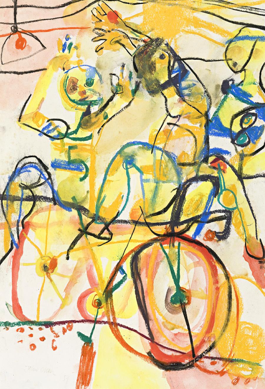 THE BICYCLE RIDERS