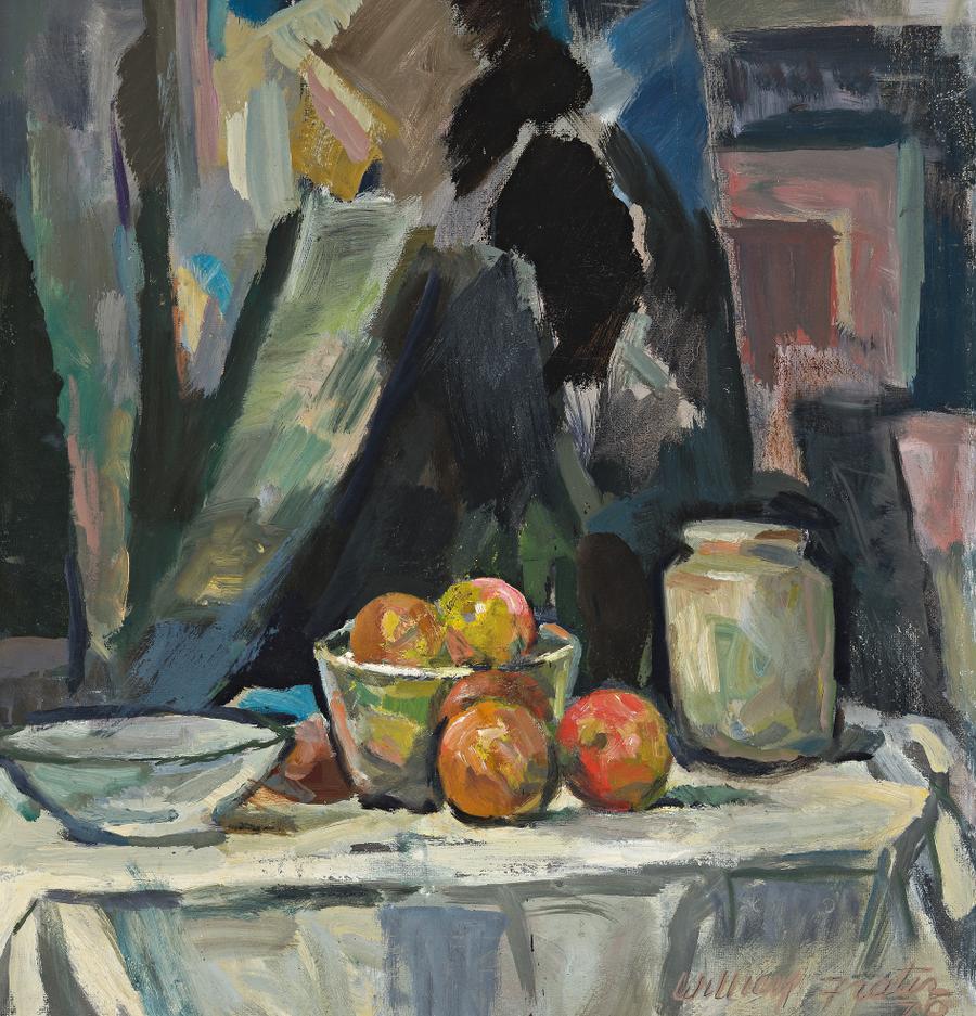 STILL LIFE WITH RED APPLES