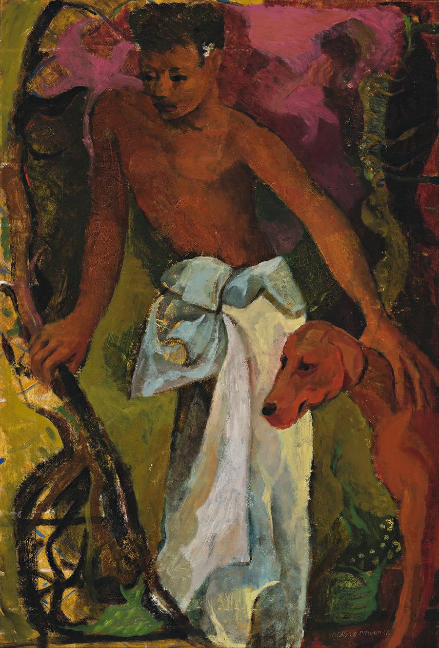 BOY WITH A DOG