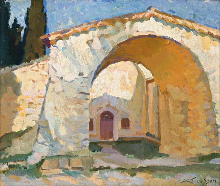 ENTRANCE TO THE CHAPEL, PROVENCE