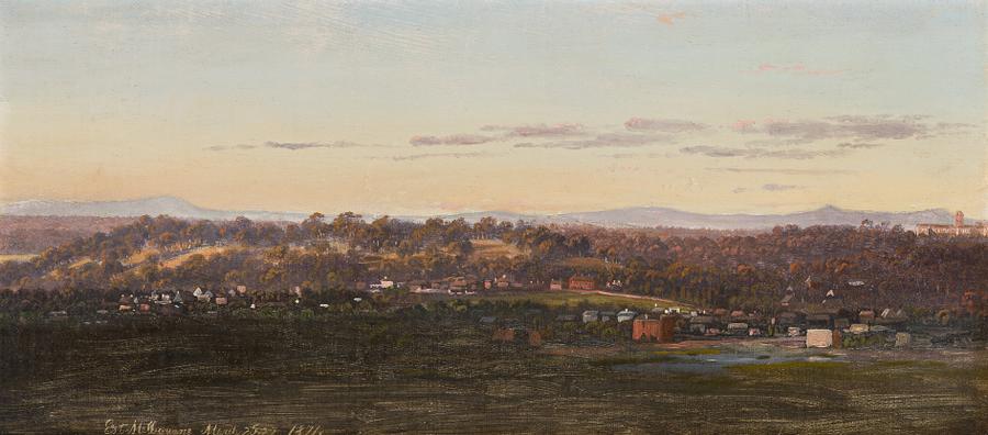 DISTANT VIEW TOWARDS YARRA BEND FROM OUR LITTLE TOWER