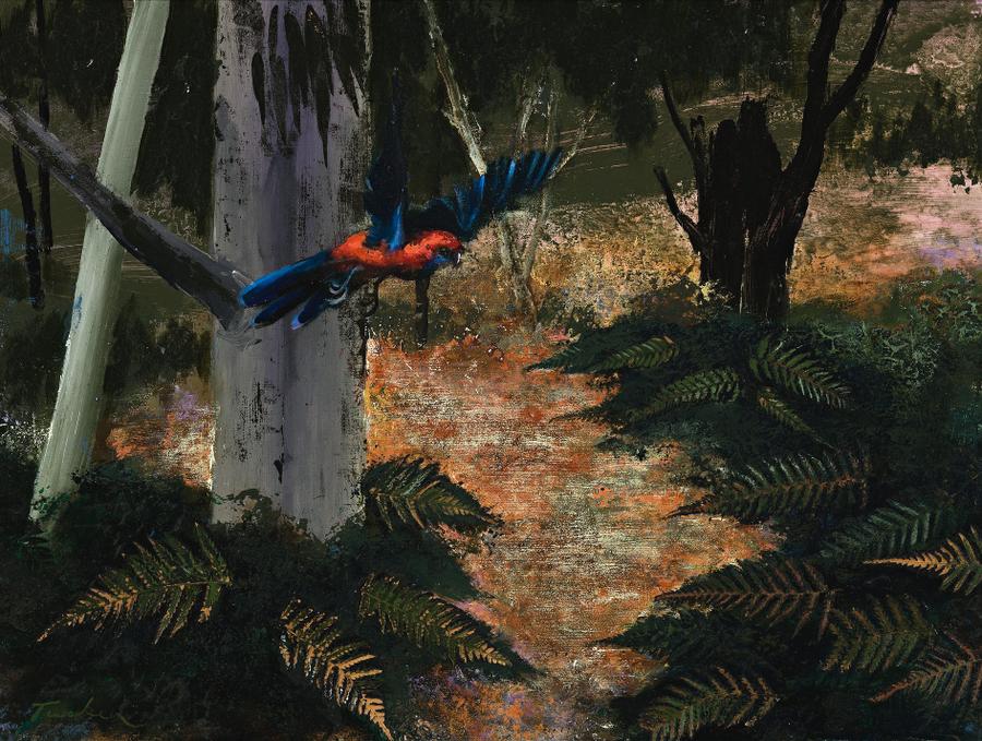 PARROT IN FLIGHT