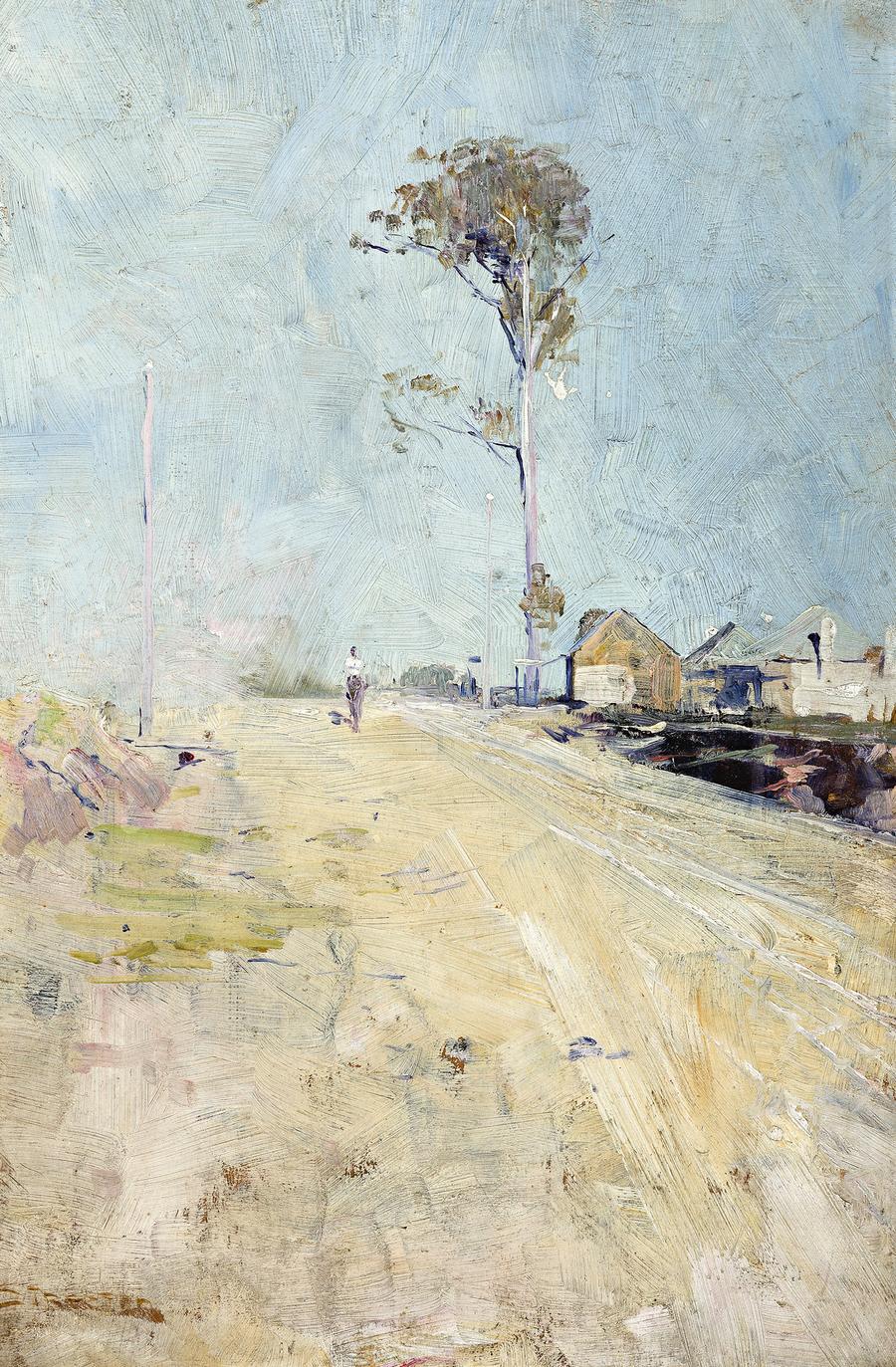 A ROAD TO THE KURRAJONG, c.1896 (also known as SUMMER HEAT)