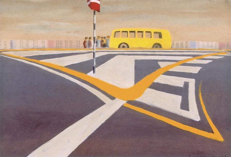 FIRST STUDY FOR BUS BY THE TIBER