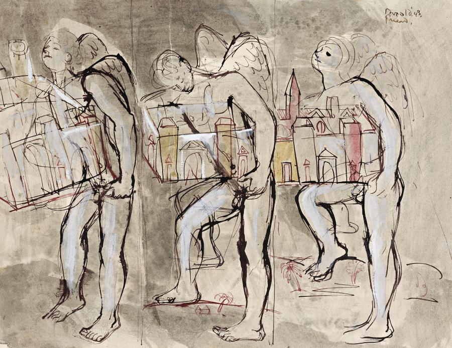 PREPARATORY SKETCH FOR THE APOCALYPSE OF ST JOHN THE DIVINE