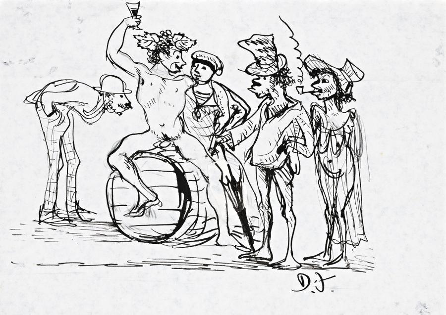 FIGURE GROUP AND BARREL