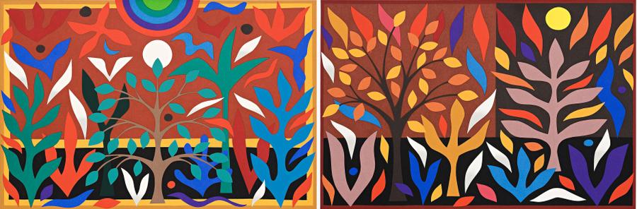 THE SEASONS, 1988 (i) SUMMER, 1988 (ii) AUTUMN, 1988 (iii) WINTER, 1988 (iv) SPRING, 1988 (v) PARADISE GARDEN, 1988 (vi) TREE OF LIFE, 1988 (vii) DEATH AND TRANSFIGURATION, 1988 (viii) RESURRECTION, 1988 (ix) HOZANNA