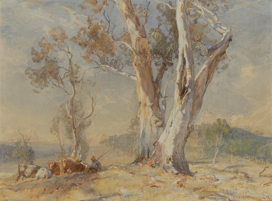 RESTING UNDER THE GUMS