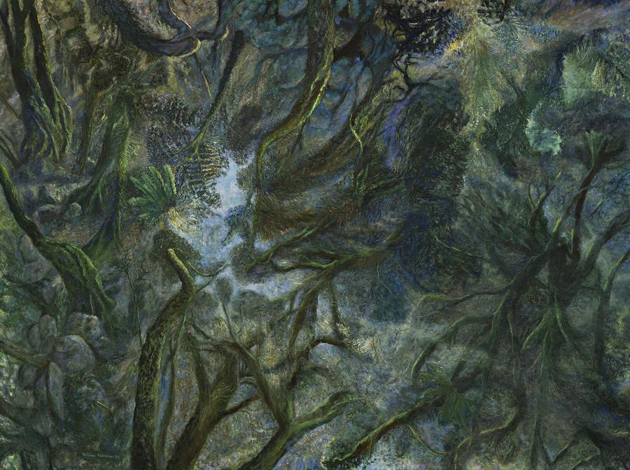 RAINFOREST WITH FILTERING SUNLIGHT