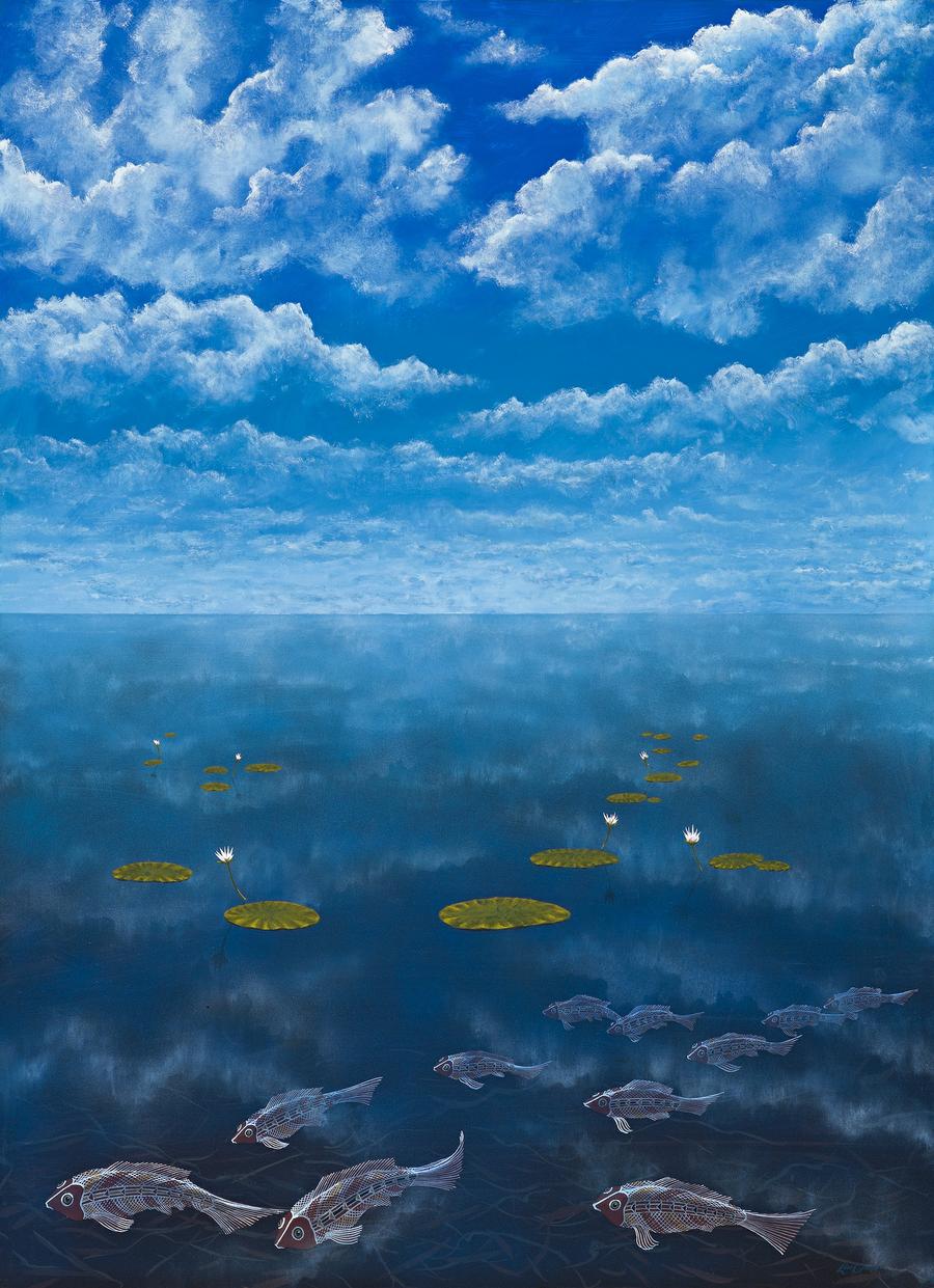 GUYI GA GINIMBIRRI (FISH AND CLOUDS)
