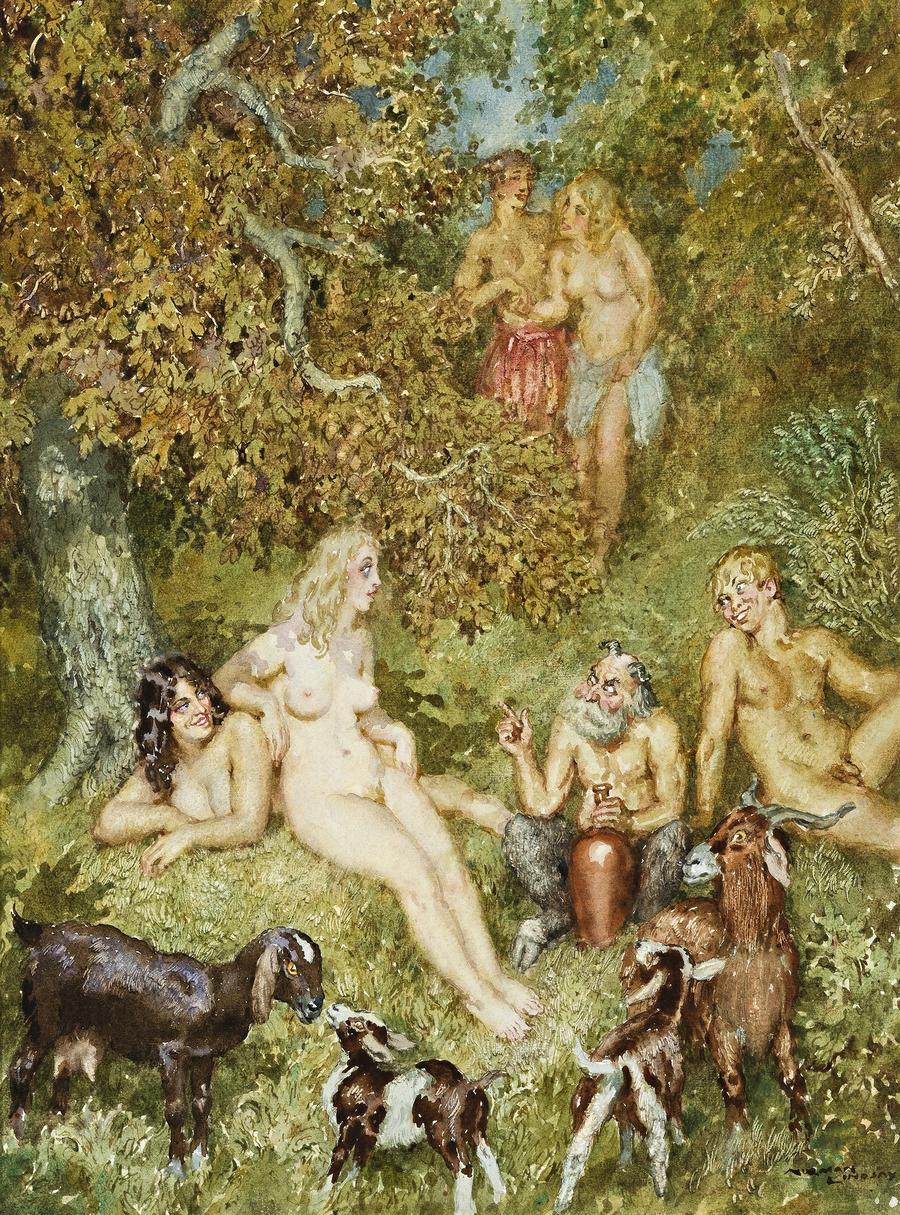 AFTERNOON BATHERS