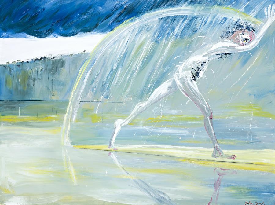 NARCISSUS RUNNING ON A SANDBANK