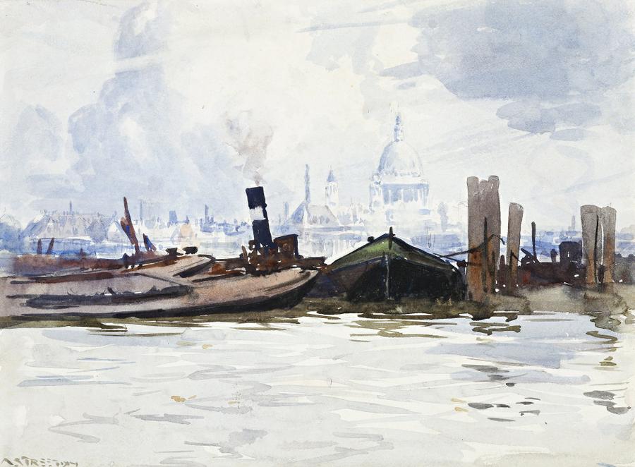 VIEW OF ST PAUL’S FROM THE THAMES