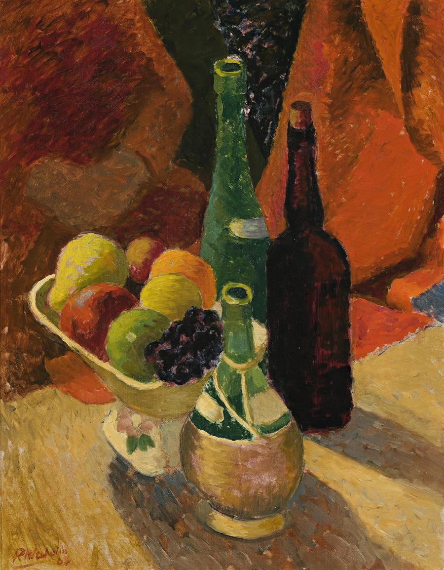 STILL LIFE WITH RED