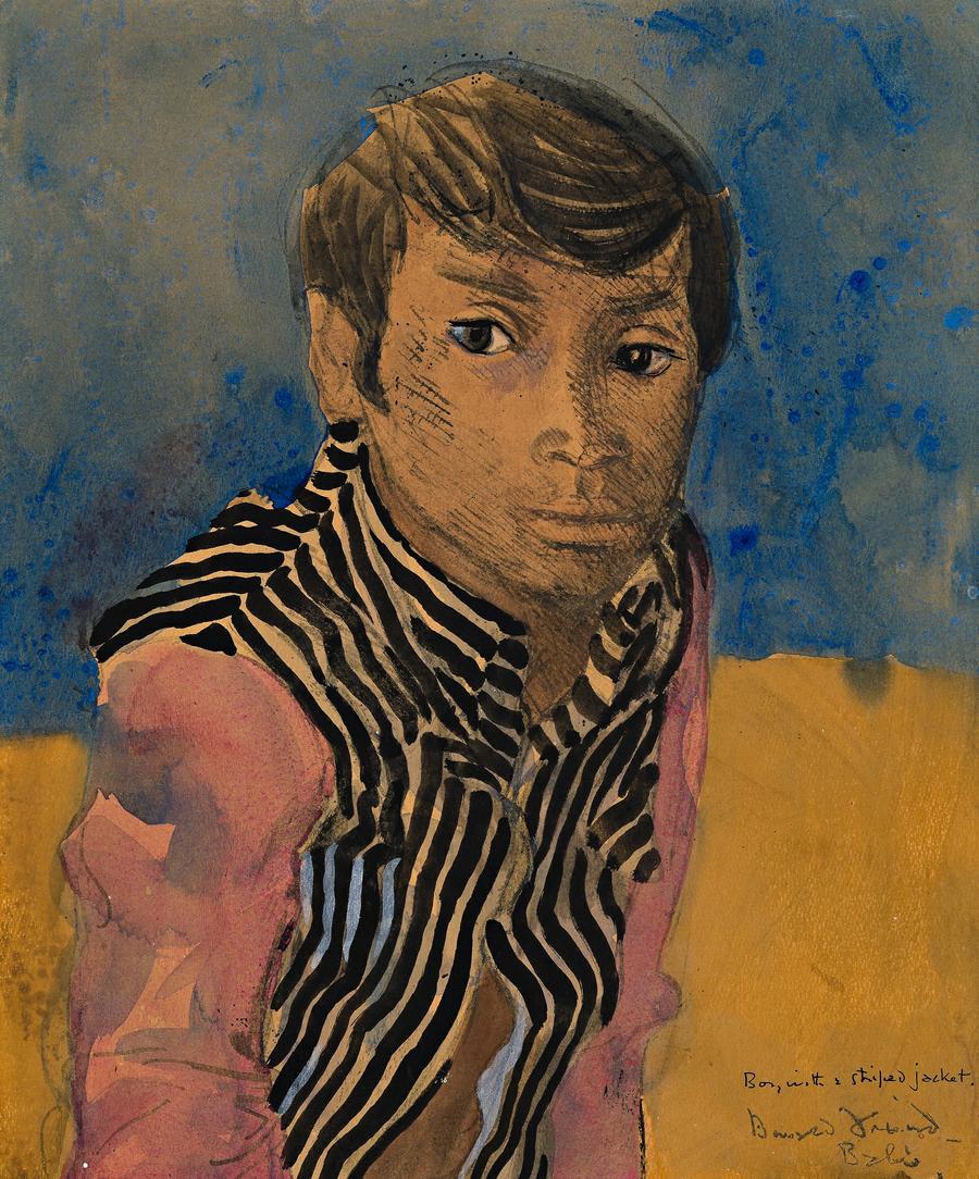 BOY WITH A STRIPED JACKET
