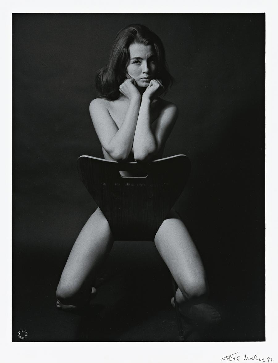 CHRISTINE KEELER, AT MORLEY’S LONDON STUDIO