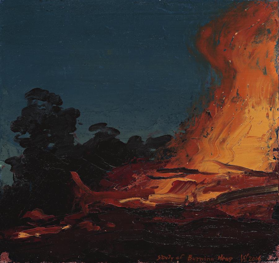 STUDY FOR BURNING HEAP