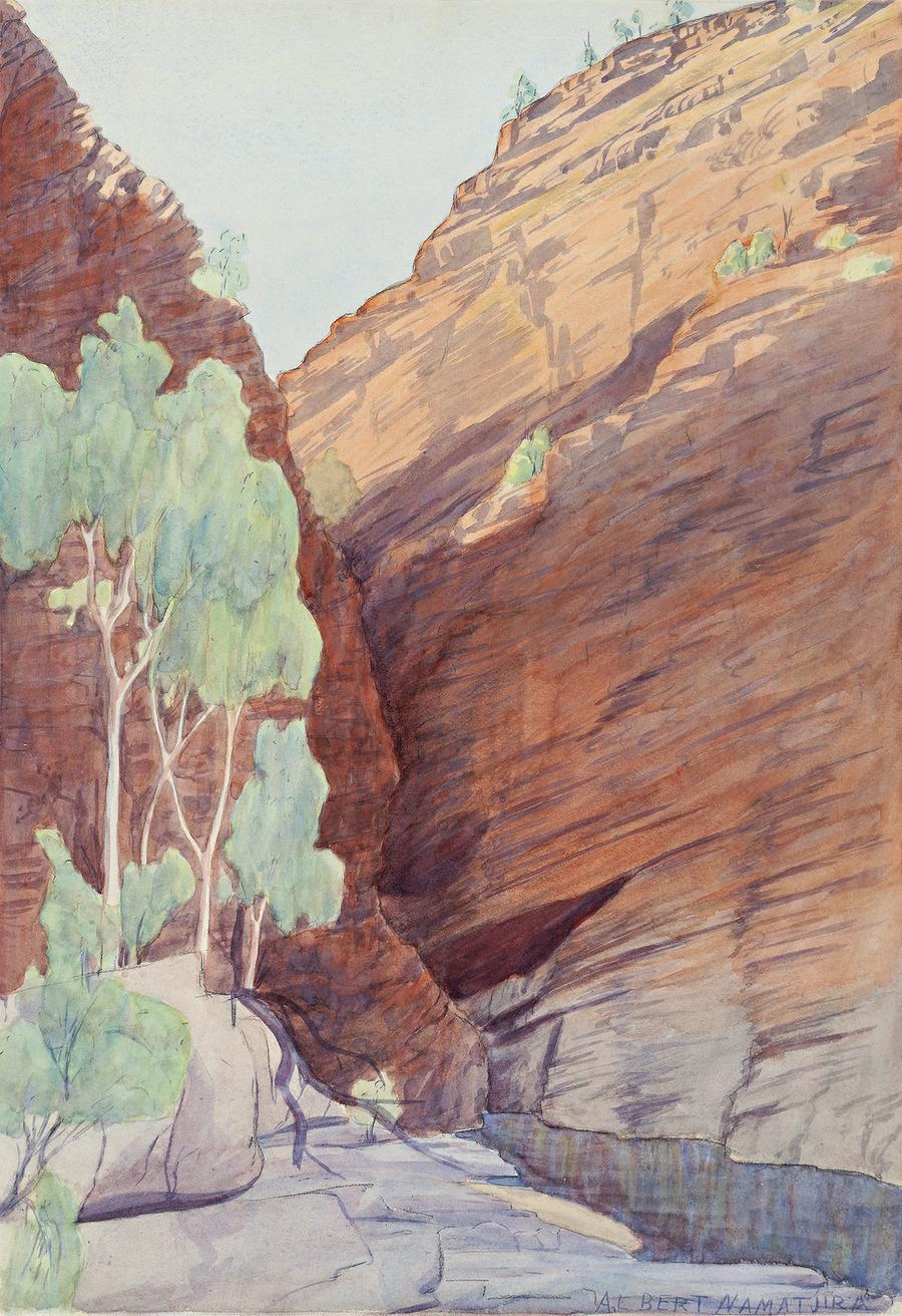 CENTRAL AUSTRALIAN GORGE AND ROCK POOL