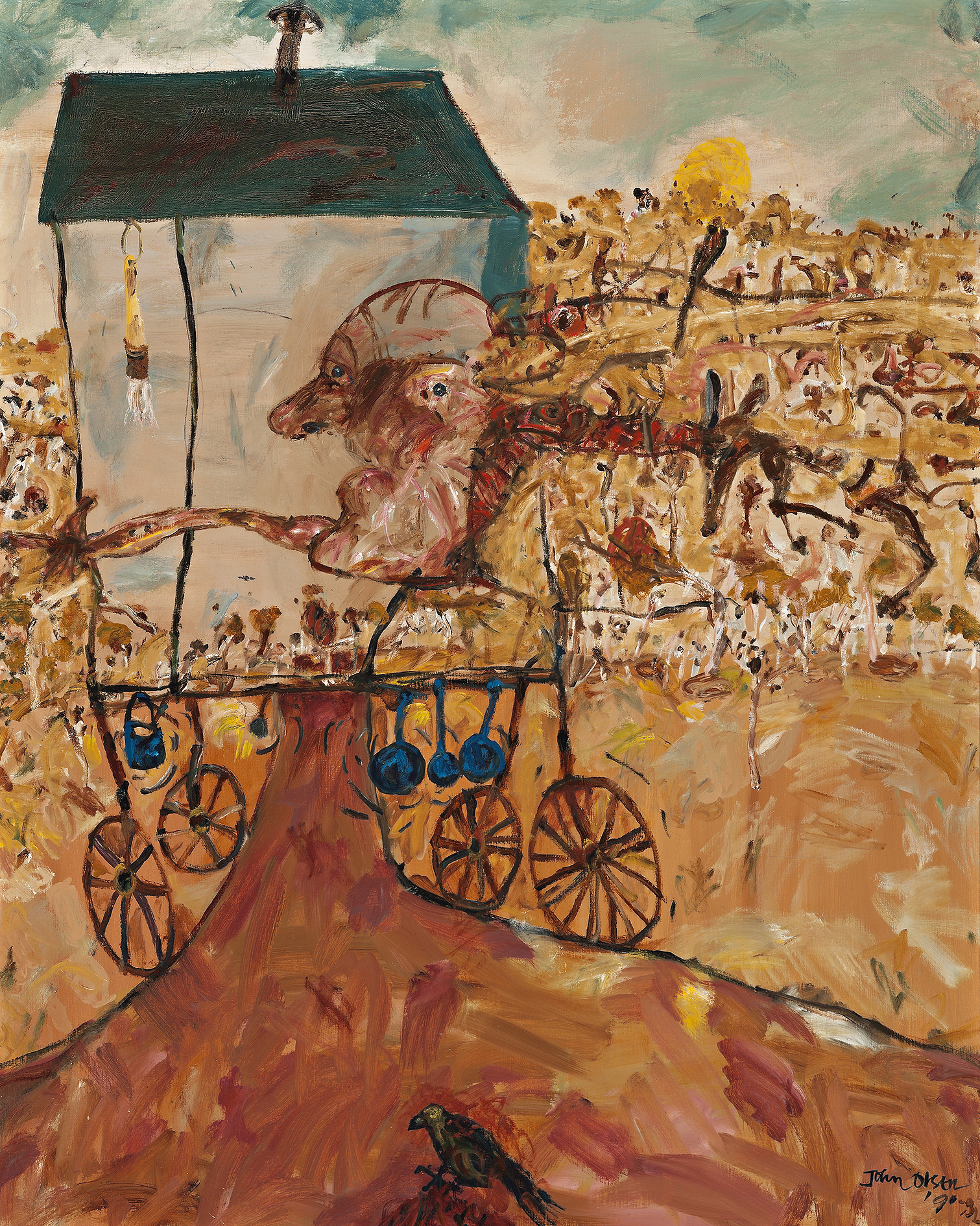 SELF PORTRAIT. TRAVELLING WEST, 1990 – 92