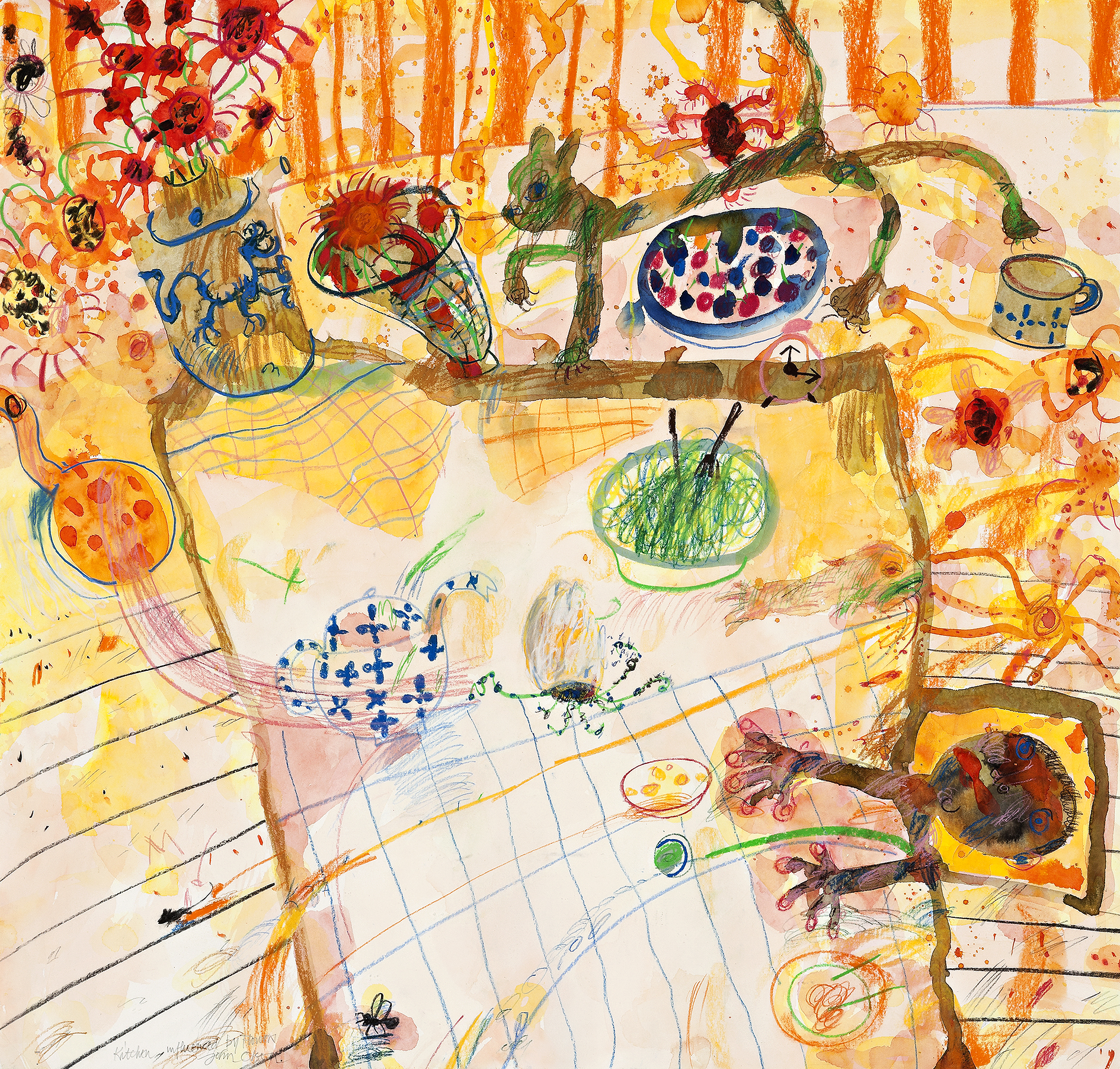 KITCHEN, INFLUENCED BY FLOWERS