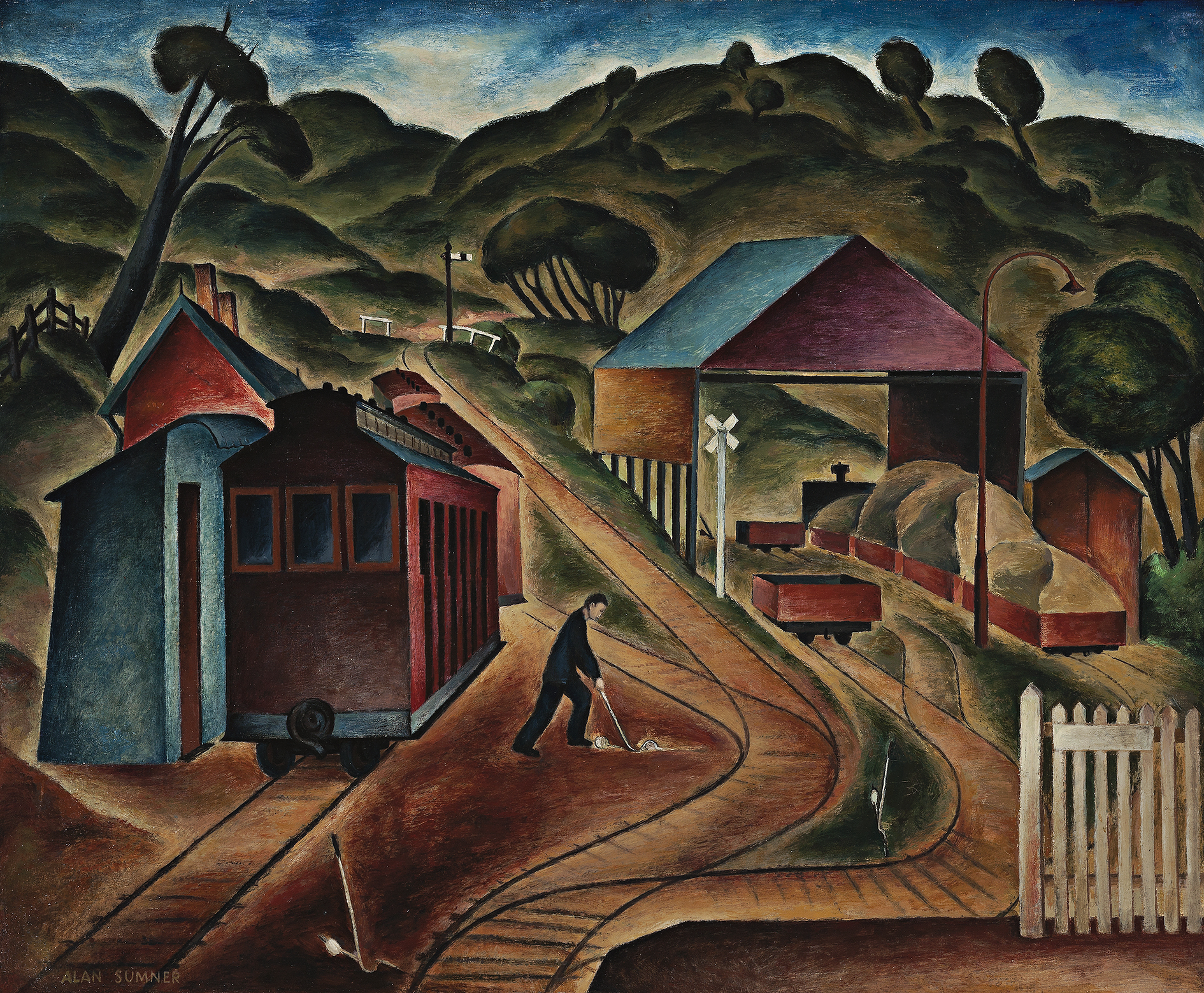HILL TRAIN TERMINUS FERNTREE GULLY