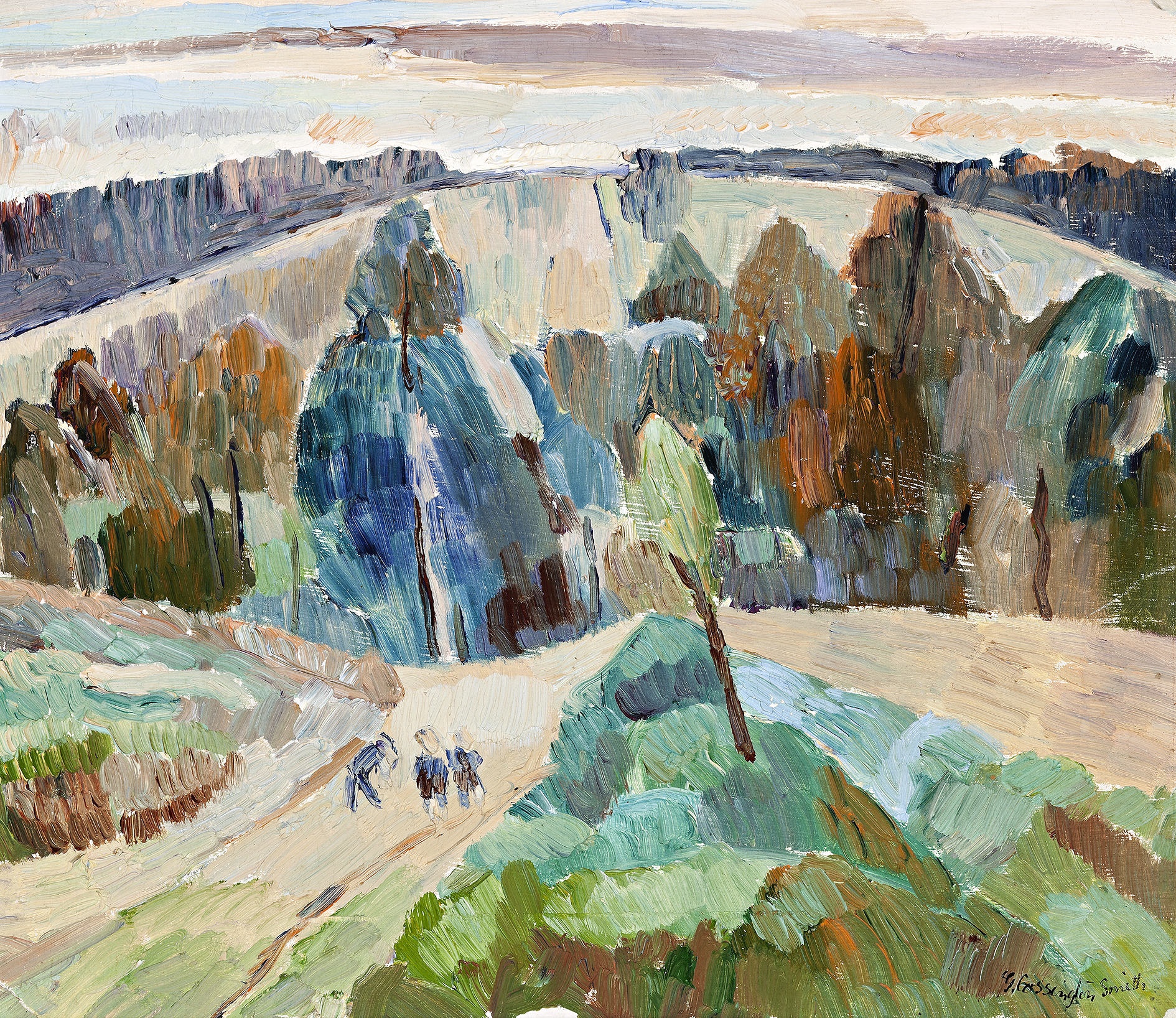 EVENING LANDSCAPE AT PENTECOST