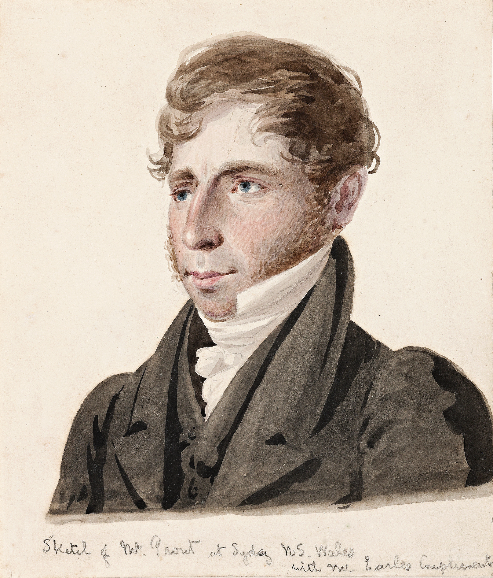 SKETCH OF MR PROUT AT SYDNEY, N. S. WALES