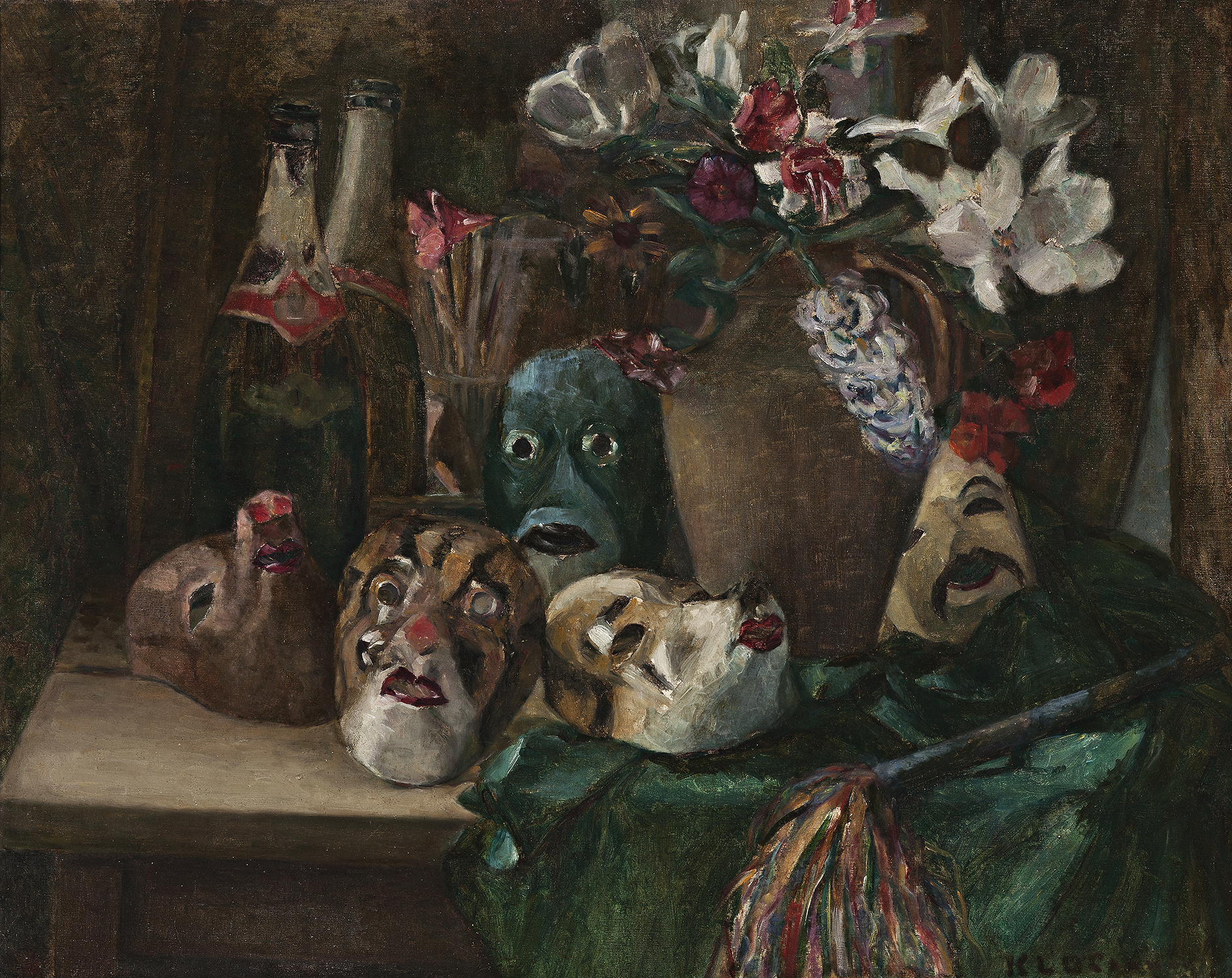 STILL LIFE WITH MASKS