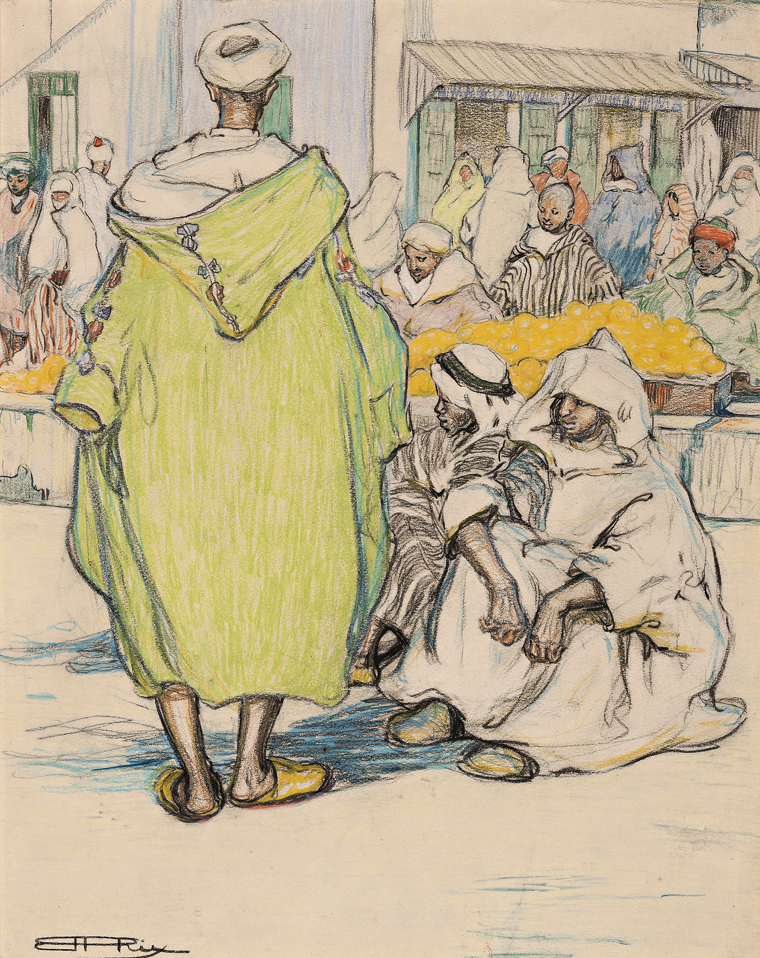 MOROCCAN SCENE TANGIERS