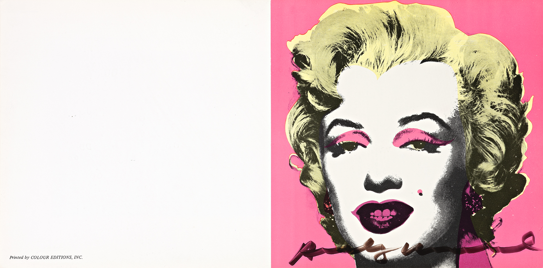 MARILYN MONROE, INVITATION CARD