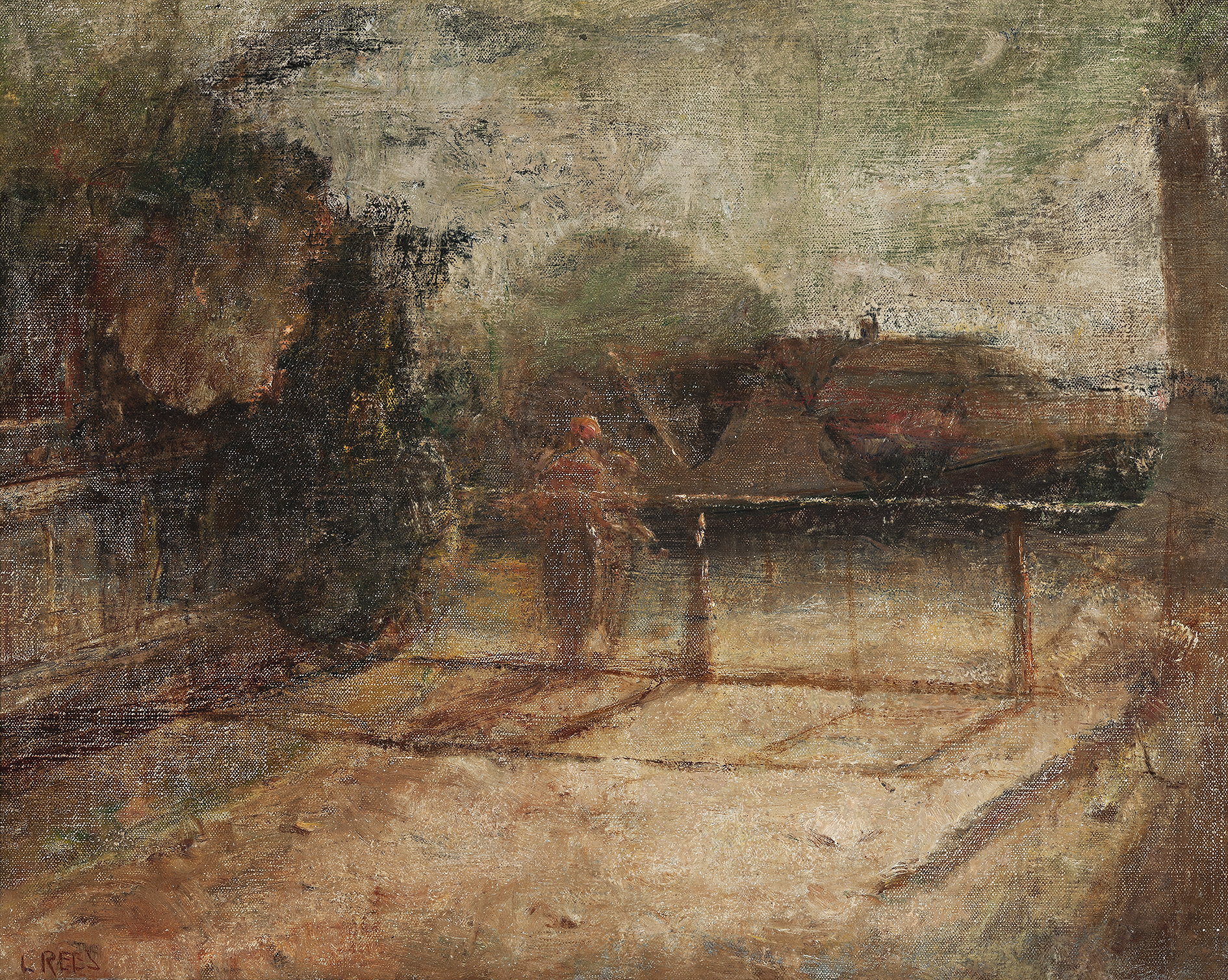AUTUMN LANDSCAPE, ORANGE