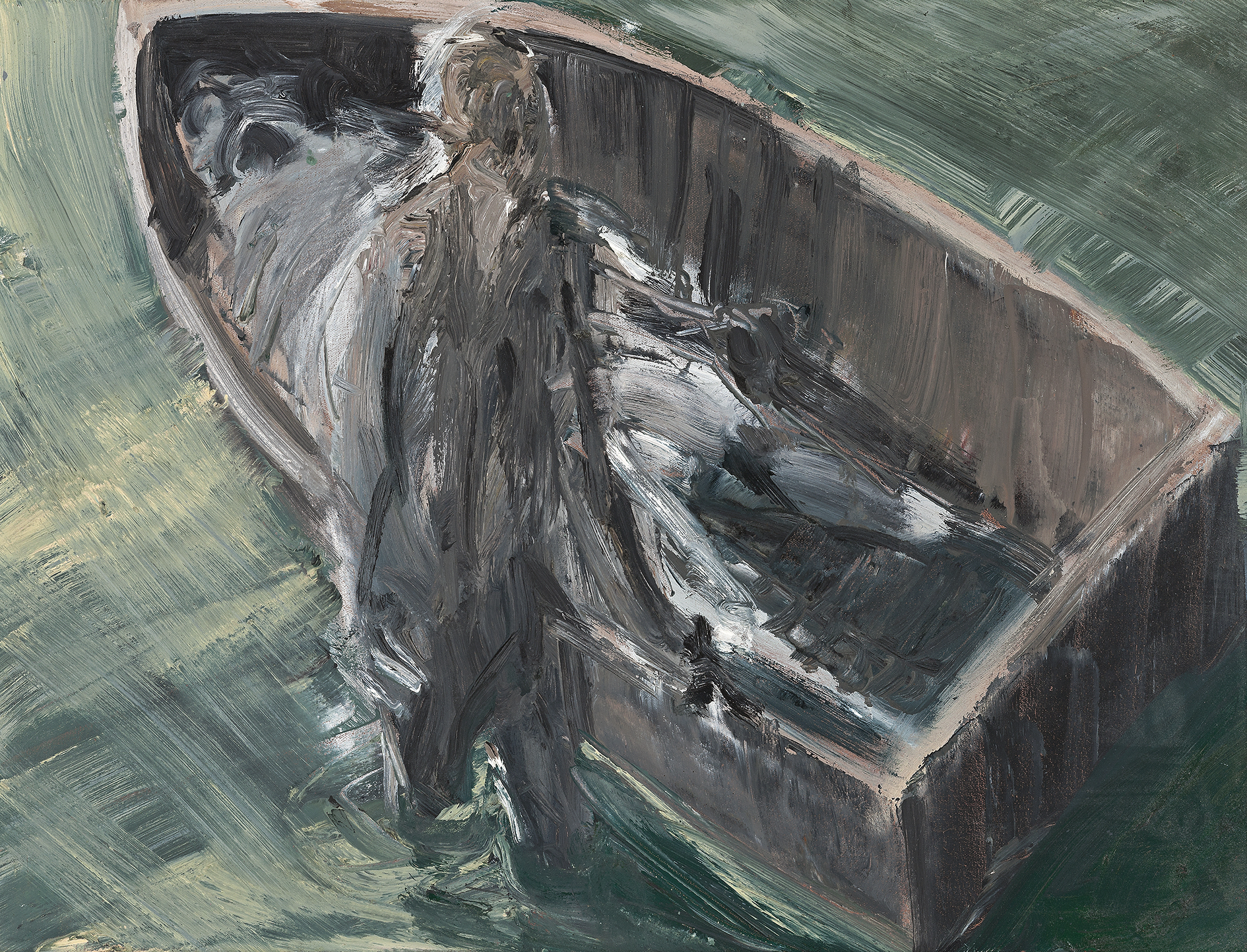 FIGURES AND BOAT