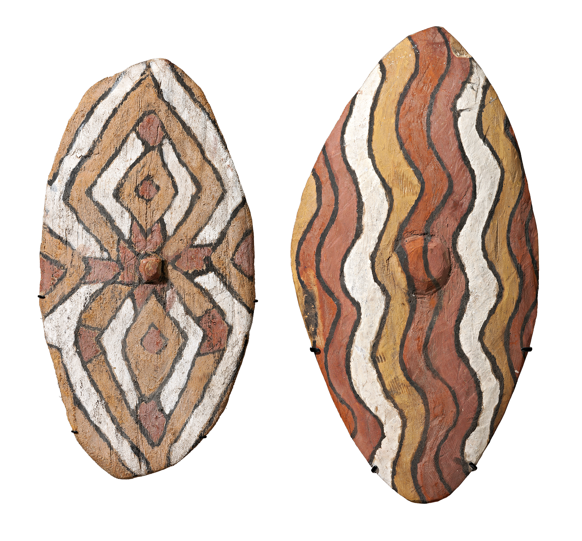 A PAIR OF SMALL RAINFOREST SHIELDS