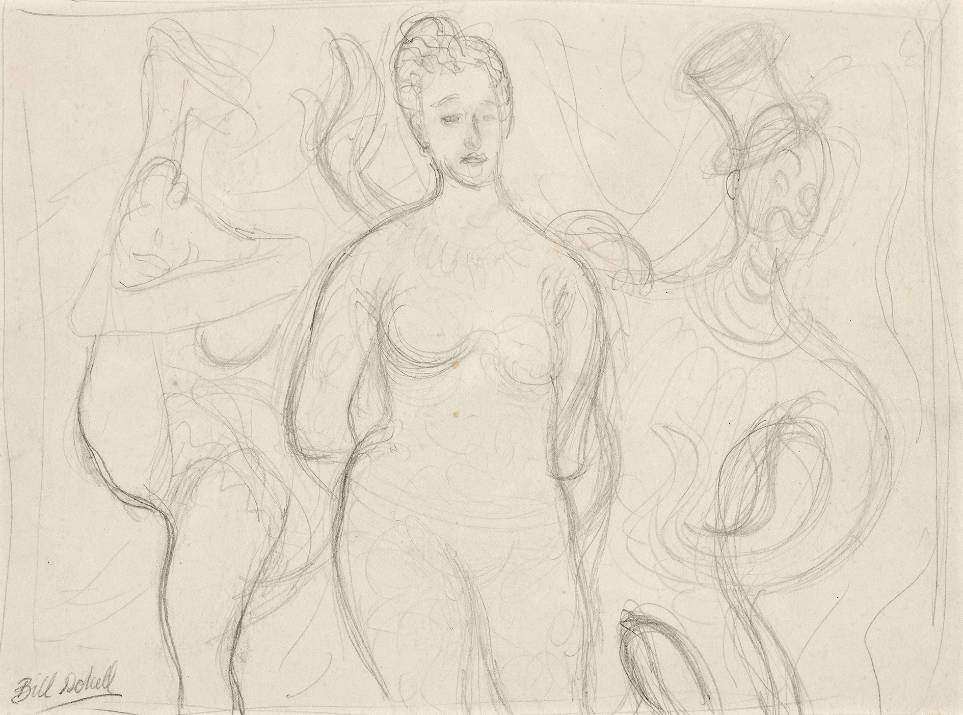 STUDY FOR THE TATTOOED LADY
