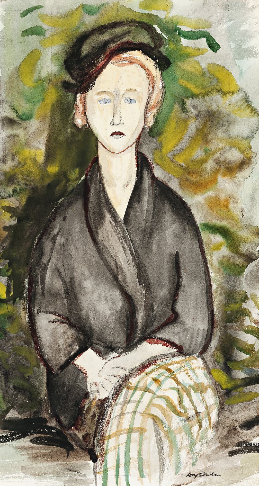 YOUNG LADY SEATED