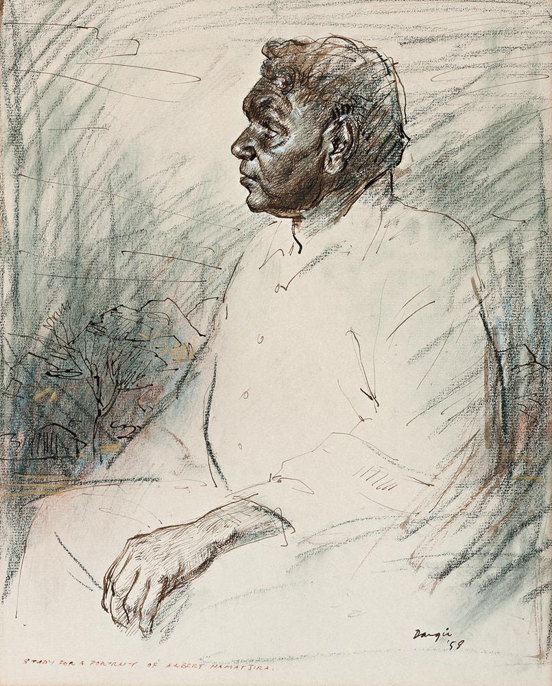 STUDY FOR A PORTRAIT OF ALBERT NAMATJIRA