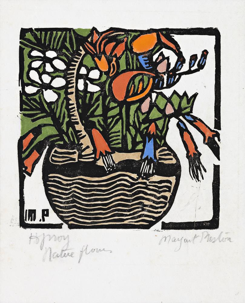 BASKET OF AUSTRALIAN FLOWERS