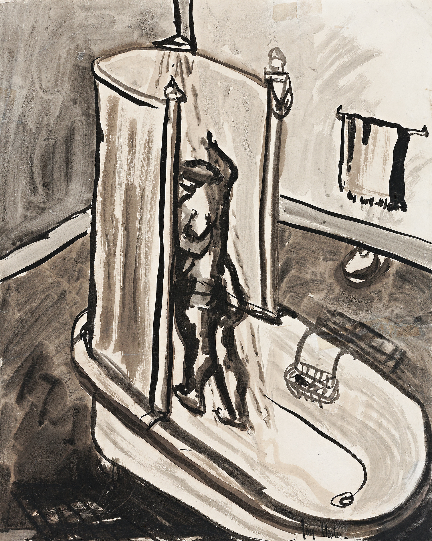 WOMAN IN THE SHOWER