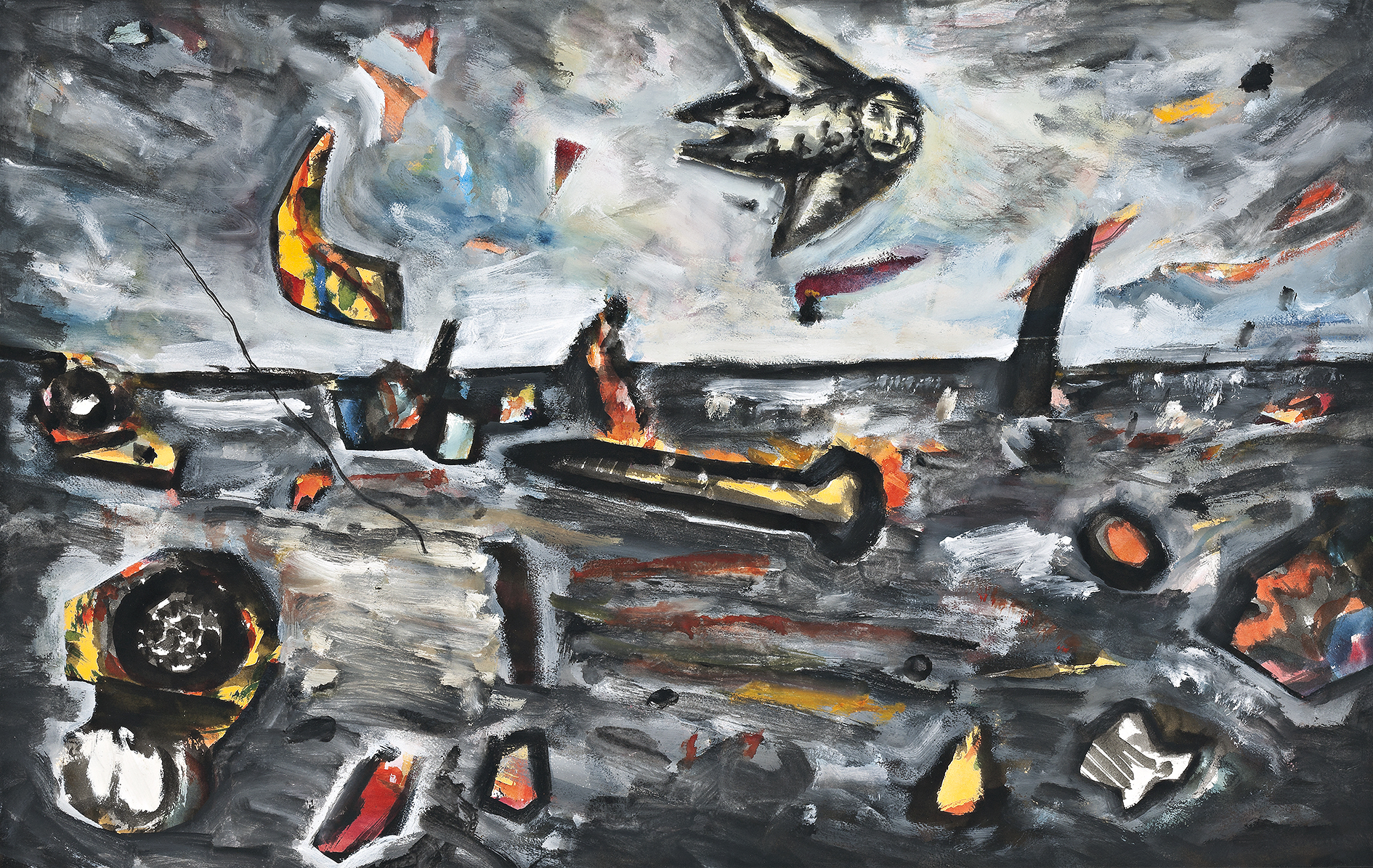 DRAWING (APOCALYPTIC LANDSCAPE)