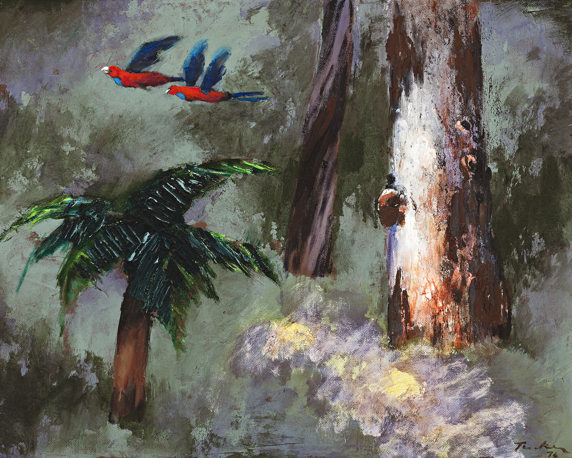 BIRDS IN FLIGHT