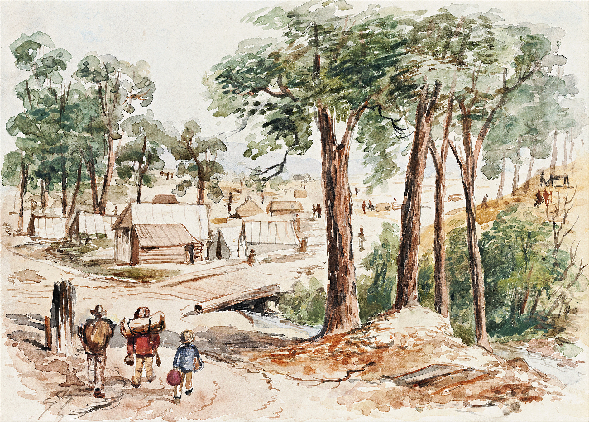 OFF TO THE DIGGINGS