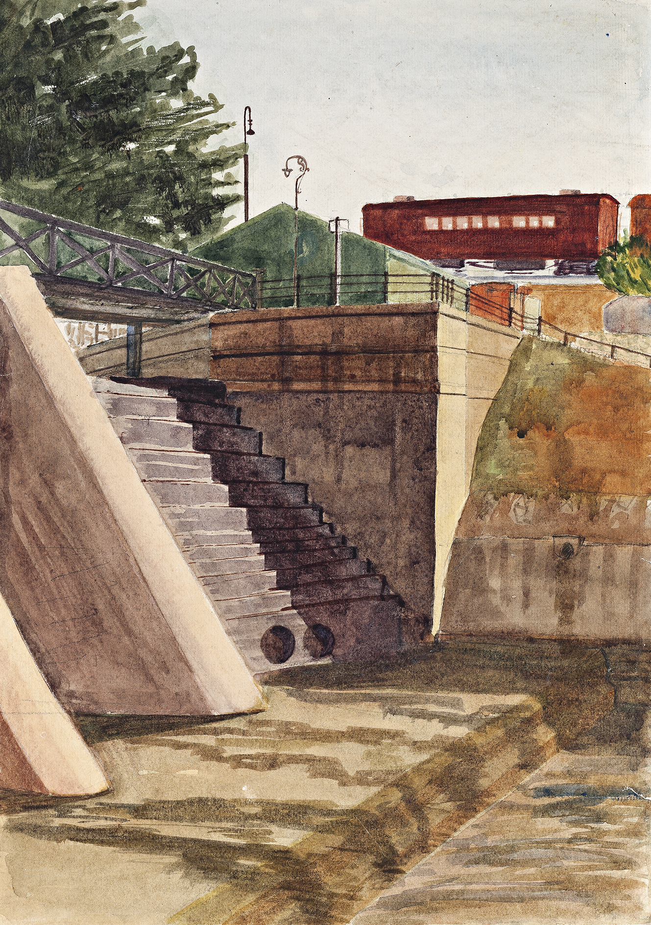 THE TORRENS WEIR, c.1946 –