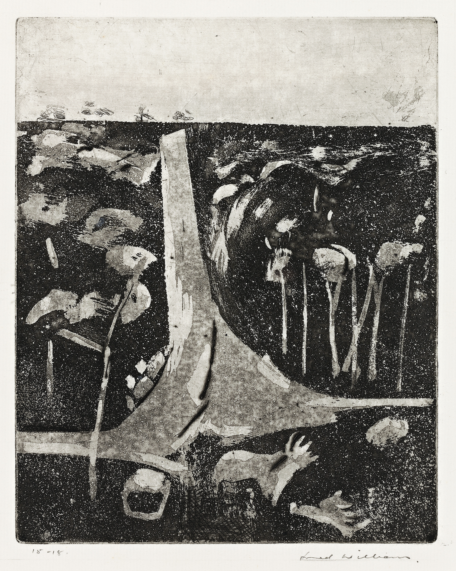 LANDSCAPE WITH A STEEP ROAD