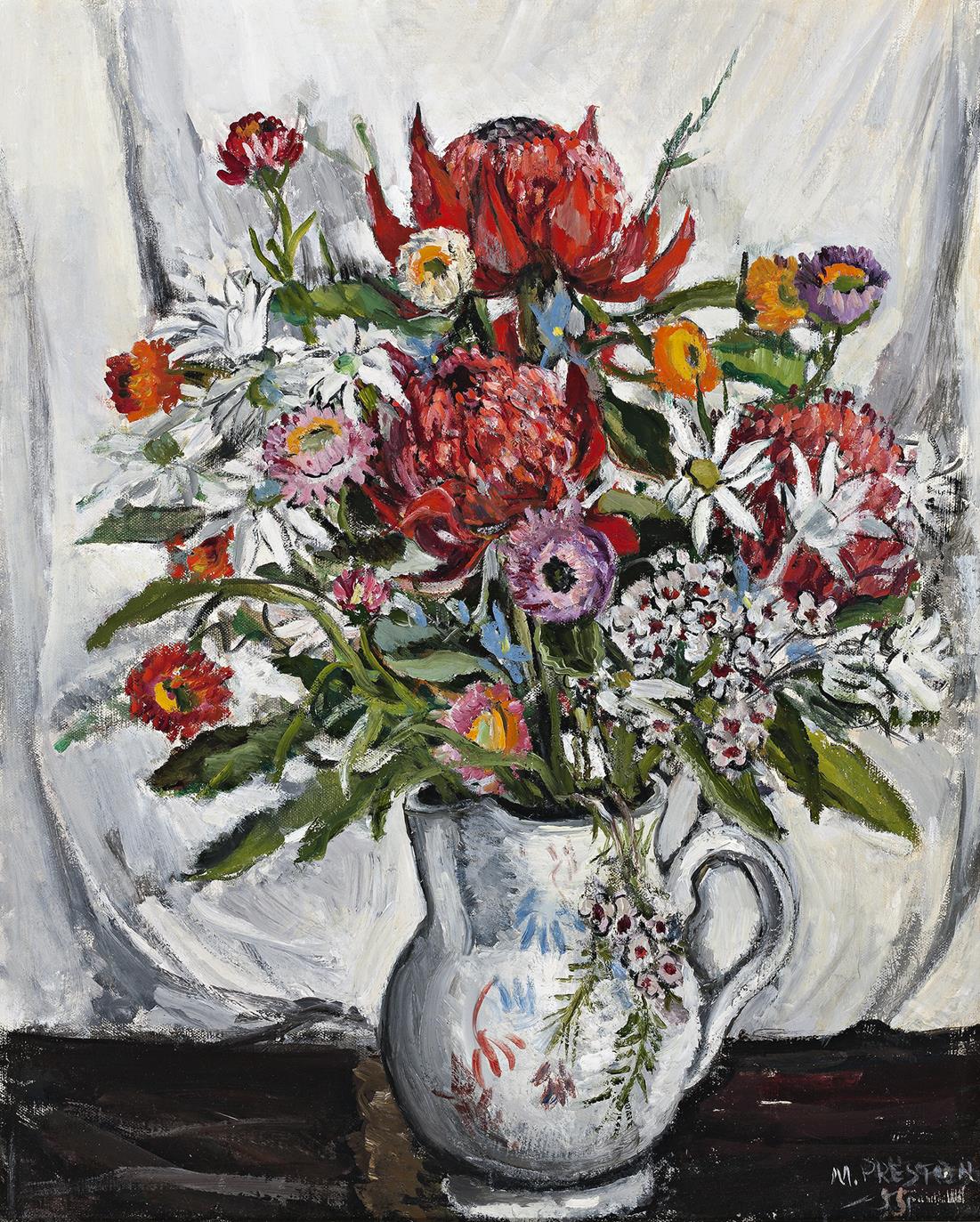 FLOWERS IN A JUG