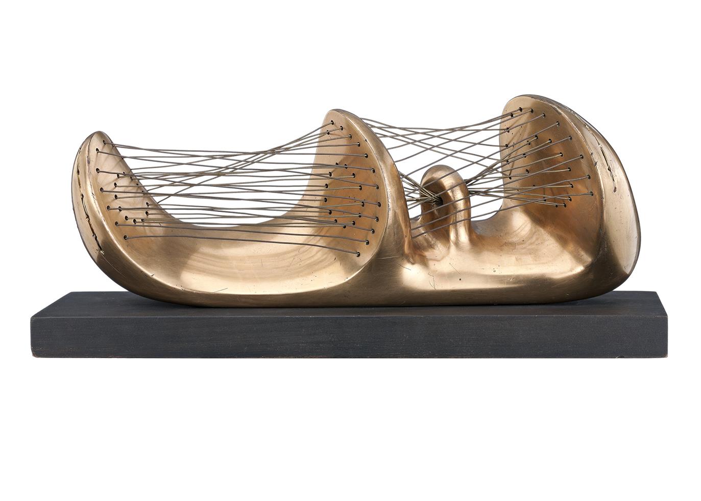 RECLINING STRINGED FIGURE, 1939, cast
